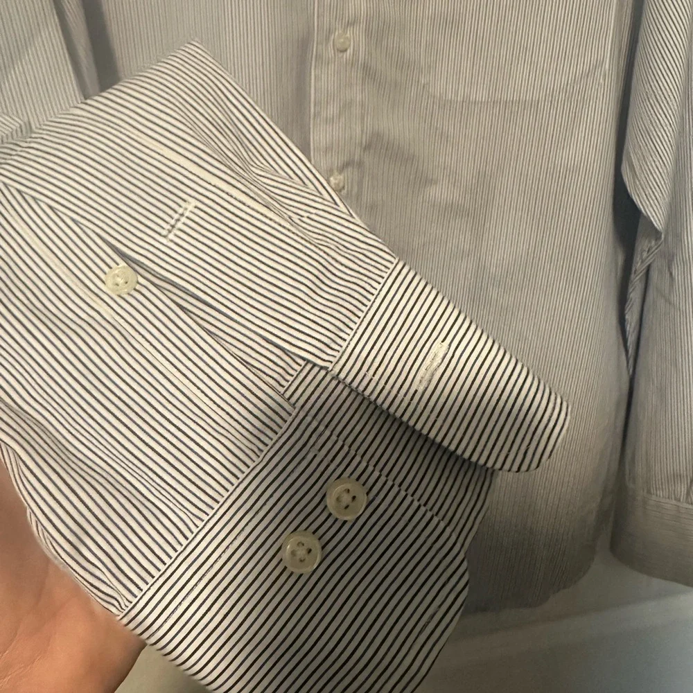 Ralph Lauren Men’s Classic Fit Long Sleeve Button Down Size 17 34/35 Office Work - Picture 3 of 10